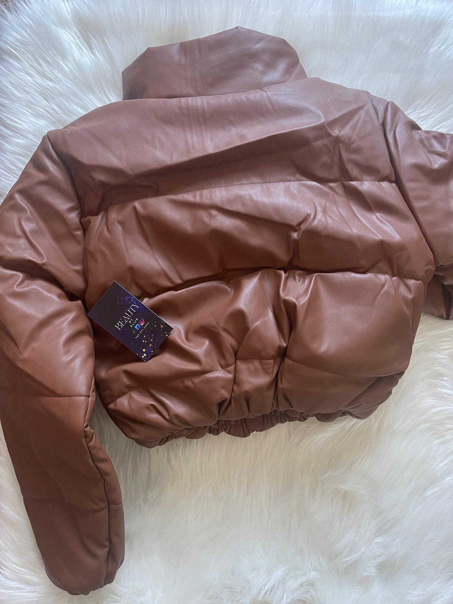 Mocha Puffy Jacket